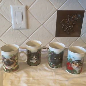 Dunoon christmas Cat Mugs Made in Scotland